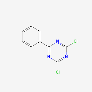 Chemical structure of 2,4-Dichloro-6-phenyl-1,3,5-triazine