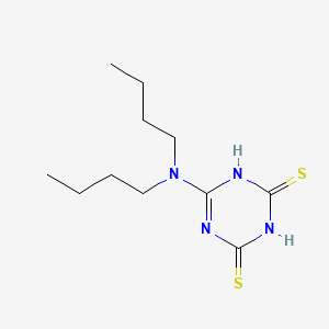 Chemical structure of 6-(Dibutylamino)-1,3,5-triazine-2,4-dithiol