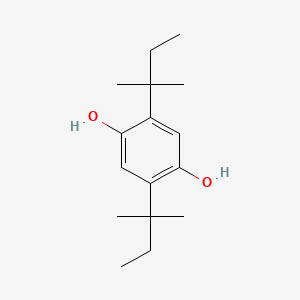 Chemical structure of 2,5-Di-t-pentylhydroquinone