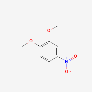 Chemical structure of 1,2-Dimethoxy-4-nitrobenzene