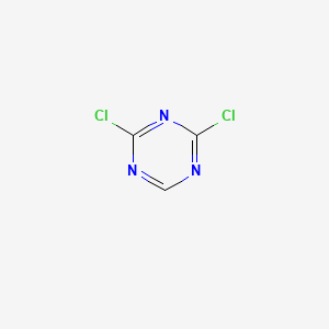 Chemical structure of 2,4-Dichloro-1,3,5-triazine
