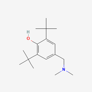 Chemical structure of 2,6-Di-tert-butyl-4-dimethylaminomethylphenol