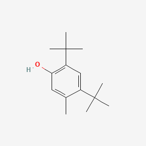 Chemical structure of 4,6-Di-tert-butyl-m-cresol
