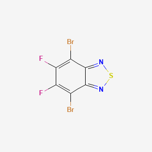 Chemical structure of 4,7-Dibromo-5,6-difluoro-2,1,3-benzothiadiazole