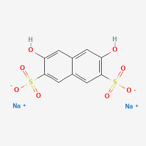 Chemical structure of 3,6-Dihydroxynaphthalene-2,7-disulfonic Acid Disodium Salt