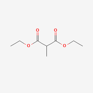 Chemical structure of Diethyl Methylmalonate