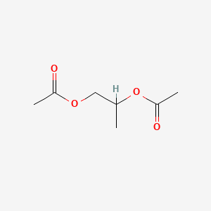 Chemical structure of 1,2-Diacetoxypropane