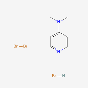 Chemical structure of 4-Dimethylaminopyridinium Bromide Perbromide
