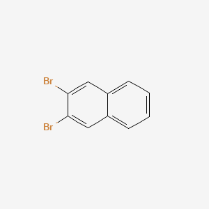 Chemical structure of 2,3-Dibromonaphthalene