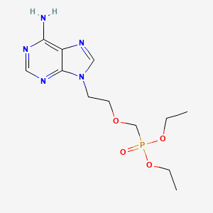 Chemical structure of Diethyl [[2-(6-Amino-9H-purin-9-yl)ethoxy]methyl]phosphonate