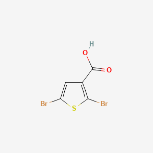 Chemical structure of 2,5-Dibromothiophene-3-carboxylic Acid