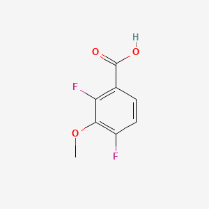 Chemical structure of 2,4-Difluoro-3-methoxybenzoic Acid