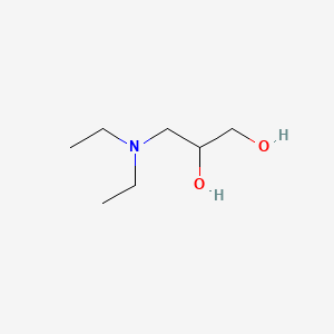 Chemical structure of 3-(Diethylamino)-1,2-propanediol