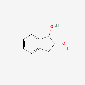 Chemical structure of 1,2-Dihydroxyindan