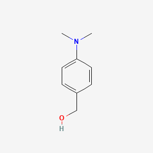 Chemical structure of 4-Dimethylaminobenzyl alcohol