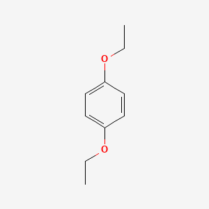 Chemical structure of 1,4-Diethoxybenzene