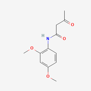 Chemical structure of 2',4'-Dimethoxyacetoacetanilide