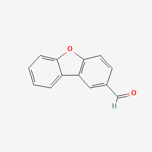 Chemical structure of Dibenzofuran-2-carboxaldehyde