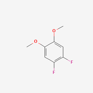 Chemical structure of 1,2-Difluoro-4,5-dimethoxybenzene