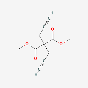 Chemical structure of Dimethyl Dipropargylmalonate