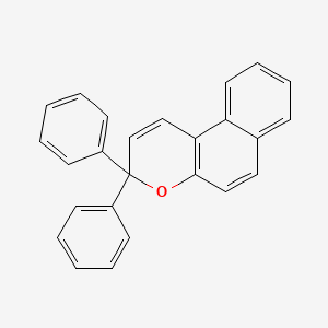 Chemical structure of 3,3-Diphenyl-3H-naphtho[2,1-b]pyran