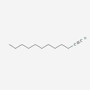 Chemical structure of 1-Dodecyne