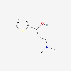 Chemical structure of 3-(Dimethylamino)-1-(2-thienyl)-1-propanol