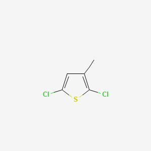 Chemical structure of 2,5-Dichloro-3-methylthiophene
