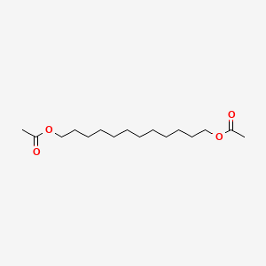 Chemical structure of 1,12-Diacetoxydodecane