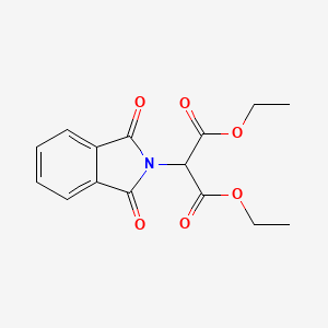 Chemical structure of Diethyl Phthalimidomalonate