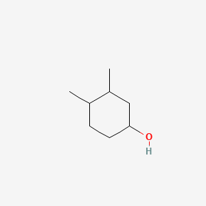 Chemical structure of 3,4-Dimethylcyclohexanol (mixture of isomers)