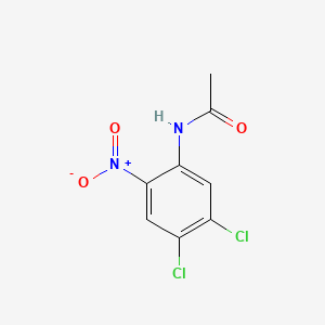 Chemical structure of 4',5'-Dichloro-2'-nitroacetanilide
