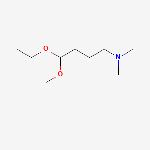 Chemical structure of 4,4-diethoxy-N,N-dimethyl-1-butanamine