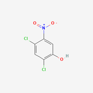 Chemical structure of 2,4-Dichloro-5-nitrophenol