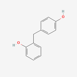 Chemical structure of 2,4'-Dihydroxydiphenylmethane