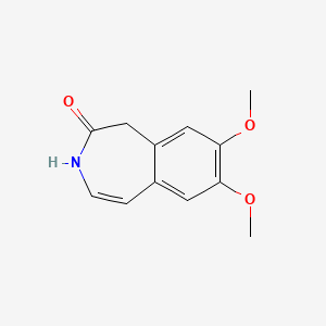Chemical structure of 7,8-Dimethoxy-1H-benzo[d]azepin-2(3H)-one