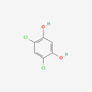 Chemical structure of 4,6-Dichlororesorcinol