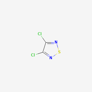 Chemical structure of 3,4-Dichloro-1,2,5-thiadiazole