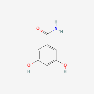 Chemical structure of 3,5-Dihydroxybenzamide