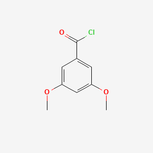Chemical structure of 3,5-Dimethoxybenzoyl Chloride