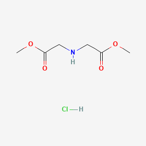 Chemical structure of Dimethyl iminodiacetate hydrochloride