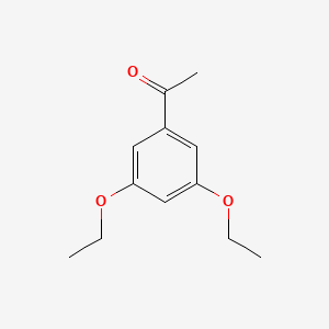 Chemical structure of 3′,5′-Diethoxyacetophenone