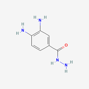 Chemical structure of 3,4-Diaminobenzhydrazide