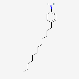 Chemical structure of 4-Dodecylaniline