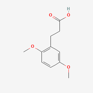 Chemical structure of 3-(2,5-Dimethoxyphenyl)propionic acid