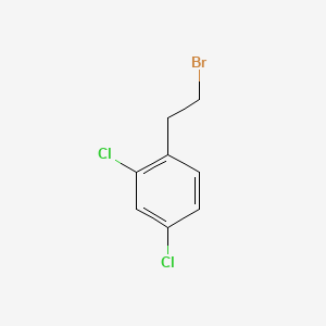 Chemical structure of 2,4-Dichlorophenethyl bromide