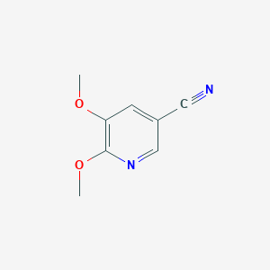 Chemical structure of 5,6-Dimethoxynicotinonitrile