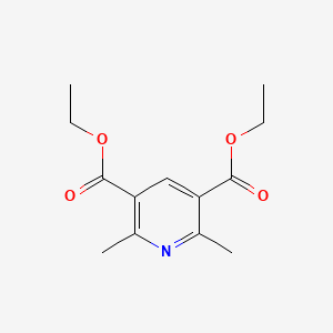 Chemical structure of Diethyl 2,6-dimethylpyridine-3,5-dicarboxylate