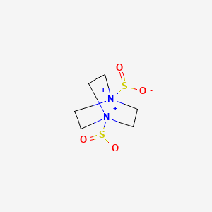 Chemical structure of 1,4-Diazabicyclo[2.2.2]octane bis(sulfur dioxide) adduct