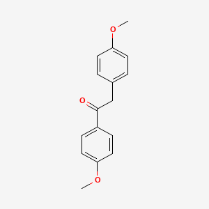 Chemical structure of Desoxyanisoin